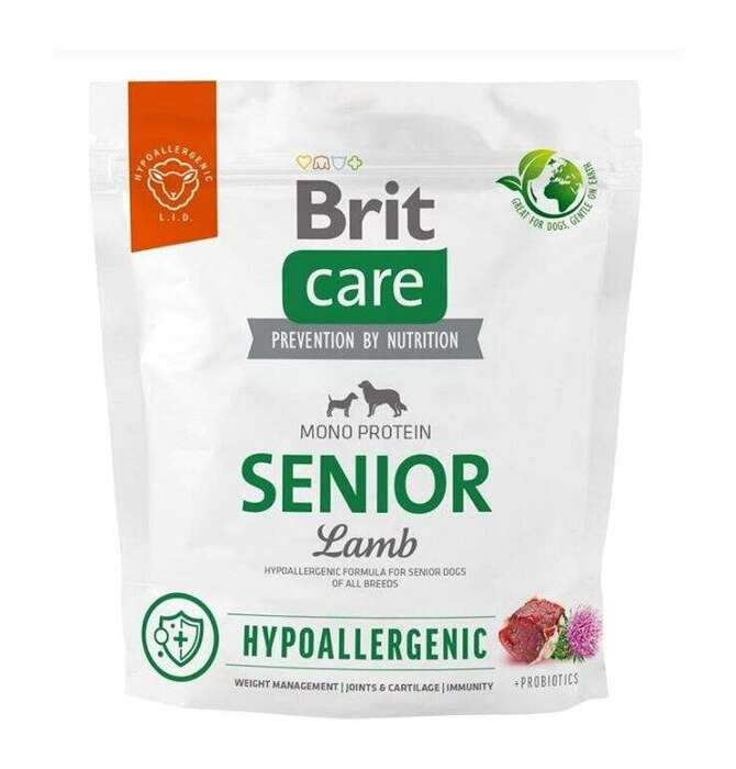  Brit Care Dog Hypoallergenic Senior jagnięcina 1kg