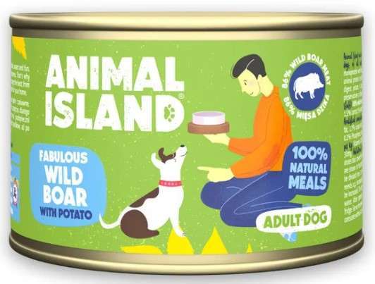 Animal Island karma mokra dla psa dziczyzna z ziemniakami 410g