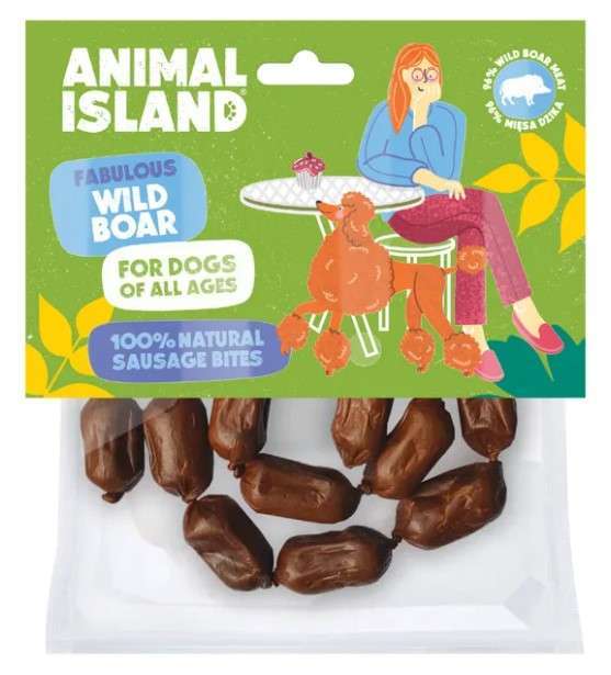 Animal Island kiełbaski z dzika 100g