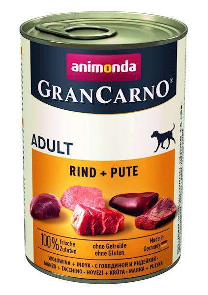 Animonda GranCarno Adult Wołowina i indyk 400g