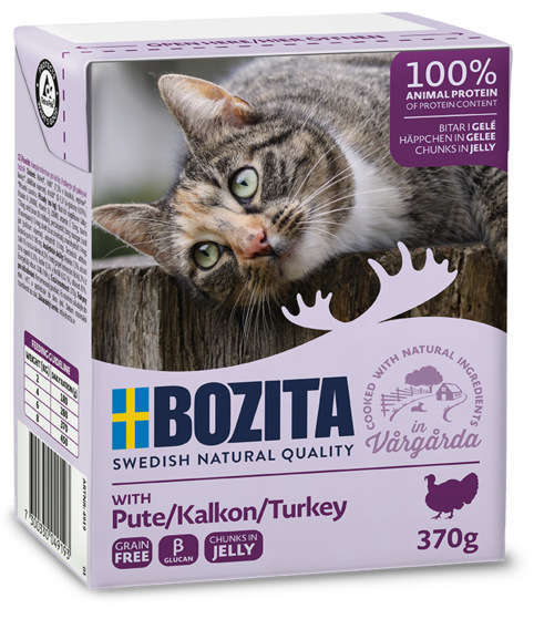 Bozita Feline Indyk w Galaretce 370g