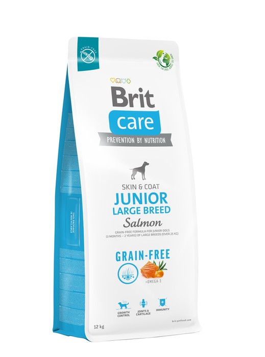 Brit Care Dog Grain-free Junior Large Breed z łososiem 12kg 