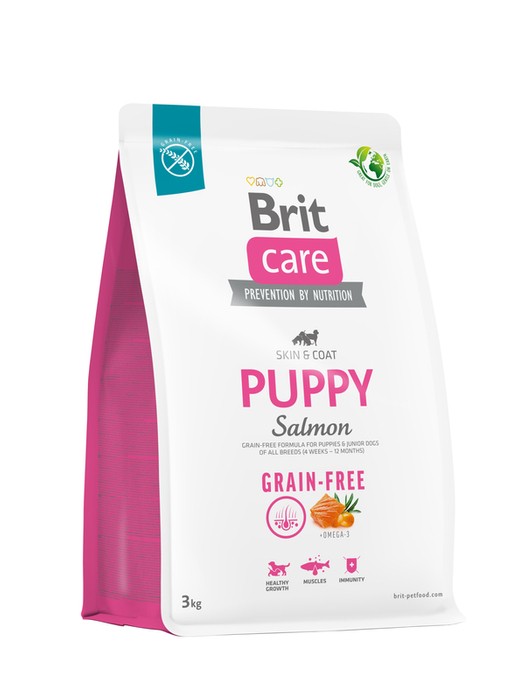 Brit Care Dog Grain-free Puppy z łososiem 3kg 