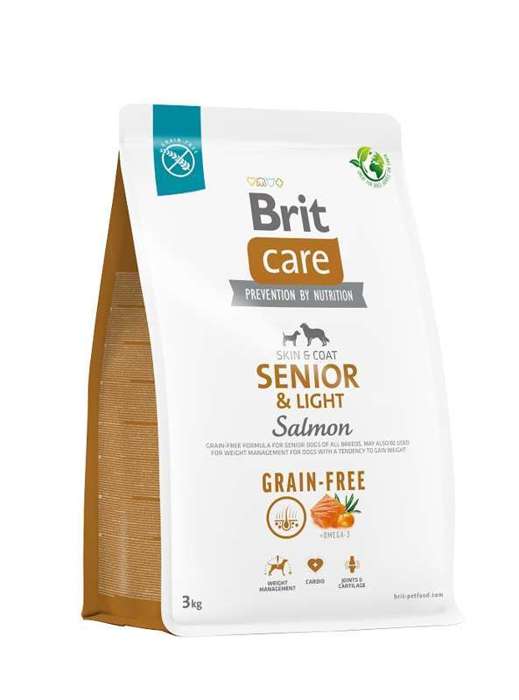 Brit Care Dog Grain-free Senior&Light z łososiem 3kg  