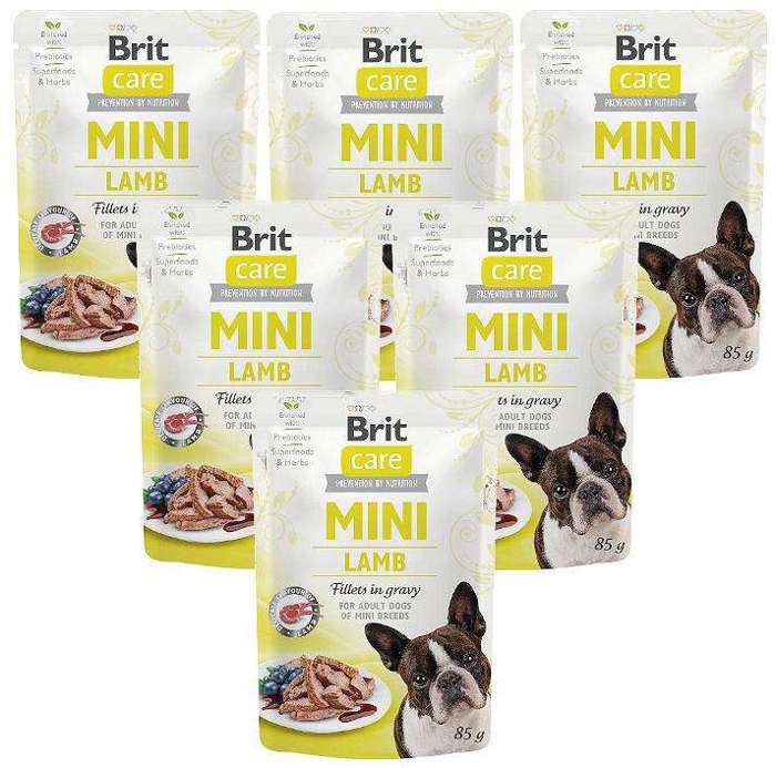 Brit Care Mini Pouch jagnięcina 12x85g