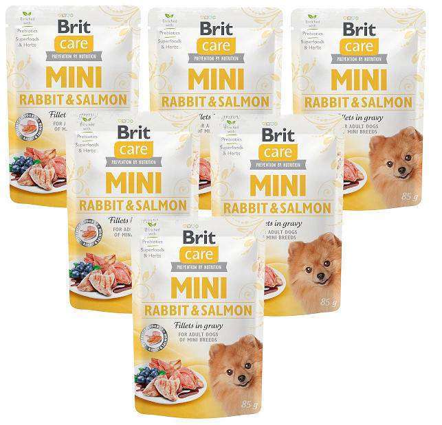 Brit Care Mini Pouch królik i łosoś 12x85g