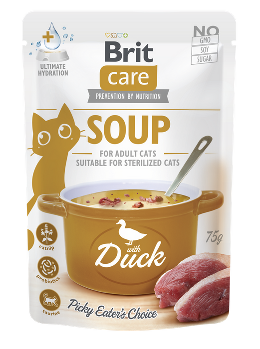 Brit Care Soup kaczka 15x75g