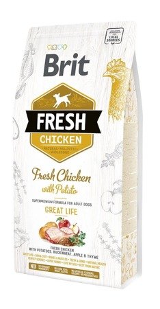 Brit Fresh Chicken with Potato Adult Great Life 2,5kg