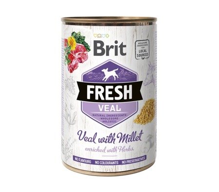 Brit Fresh cielęcina z prosem 400g