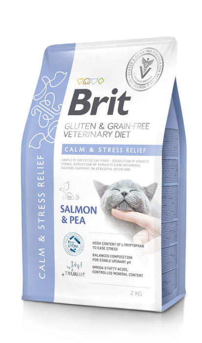 Brit Grain Free Veterinary Diets Cat Calm & Stress Relief 2kg