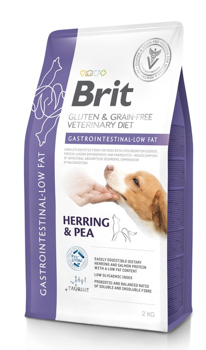 Brit Grain Free Veterinary Diets Dog Gastrointestinal-Low Fat 12kg