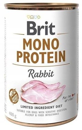 Brit Mono Protein z królikiem 400g