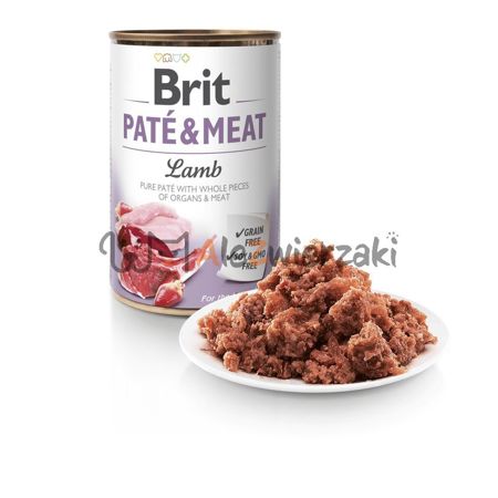 Brit Pate&Meat Lamb Jagnięcina 6x800g 