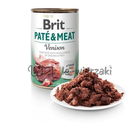 Brit Pate&Meat z dziczyzną 6x400g