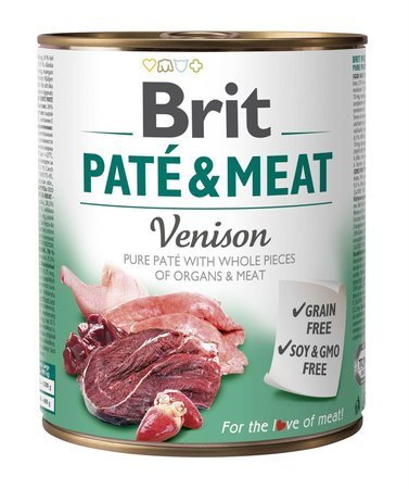 Brit Pate&Meat z dziczyzną 6x800g