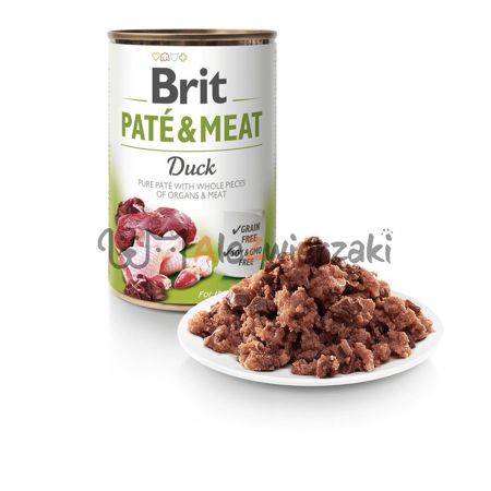 Brit Pate&Meat z kaczką 6x400g