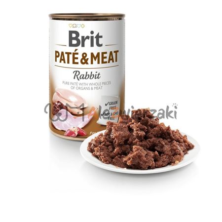 Brit Pate&Meat z królikiem 400g