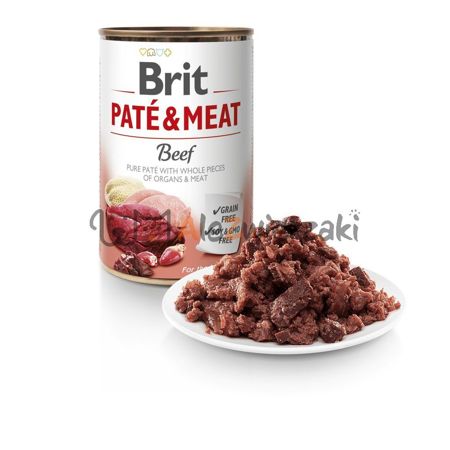 Brit Pate&Meat z wołowiną 400g