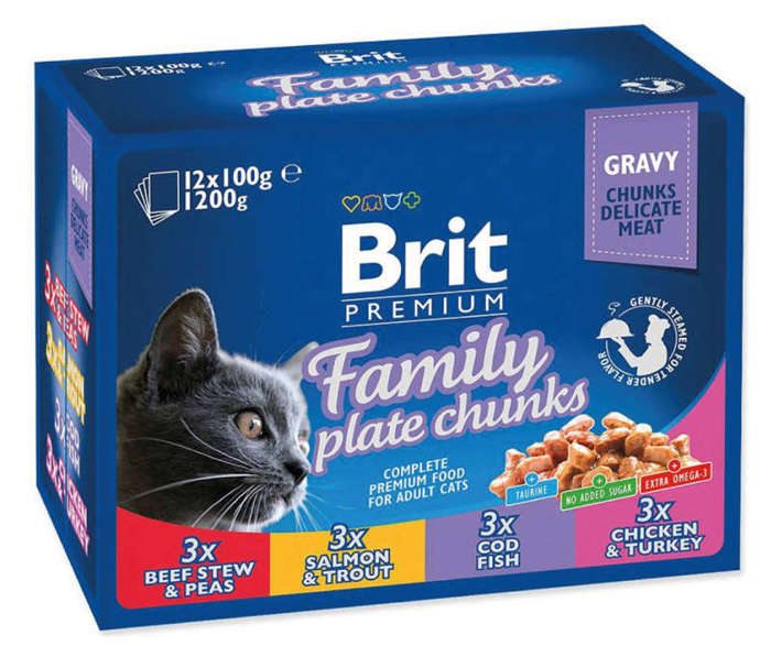 Brit Premium Family Plate 12x100g