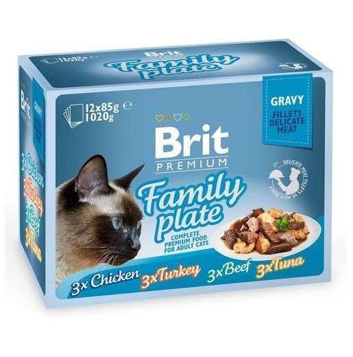 Brit Premium Family Plate w sosie 12x85g