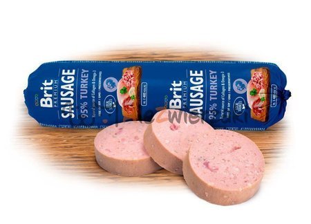 Brit Premium Sausage z indykiem 6x800g 