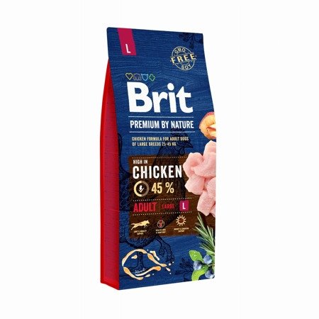 Brit Premium by Nature Adult L 15kg sucha karma