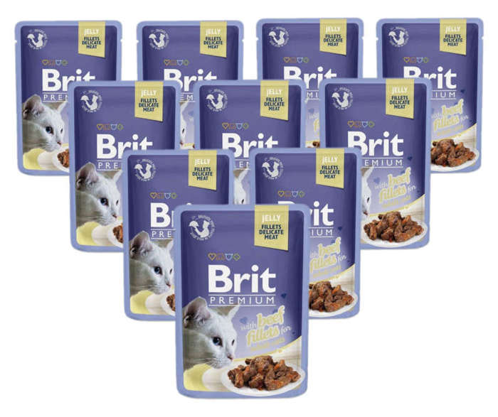 Brit Premium wołowina w galaretce 24x85g