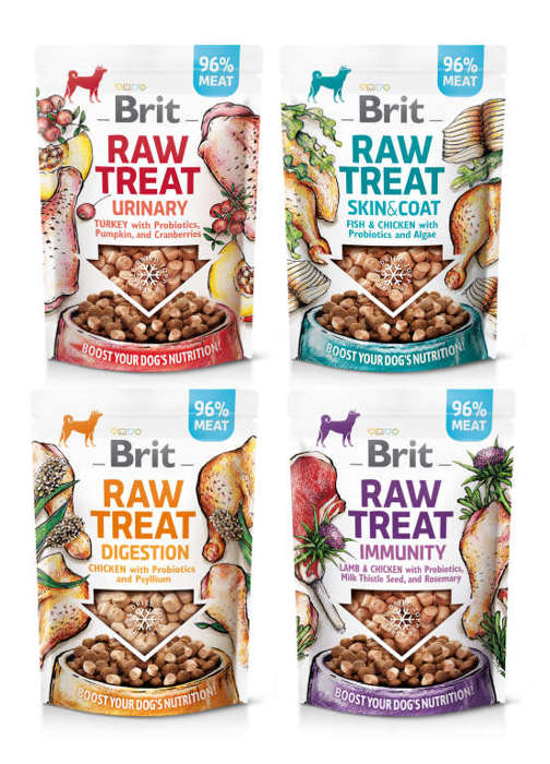 Brit Raw Treat Mix Smaków 4x40g