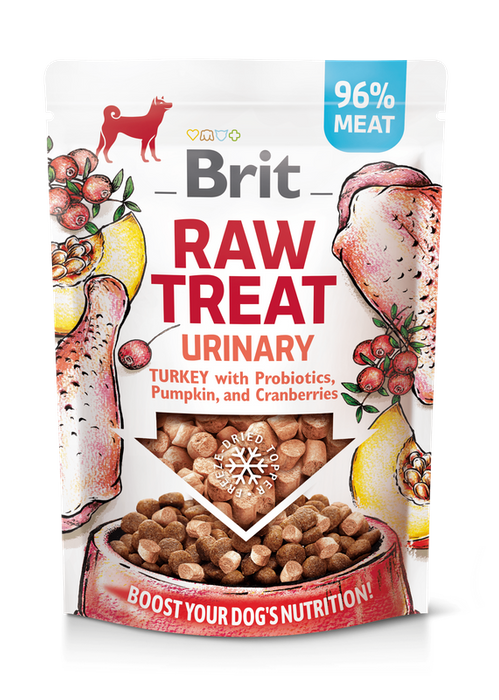 Brit Raw Treat Urinary z indykiem i żurawiną 40g