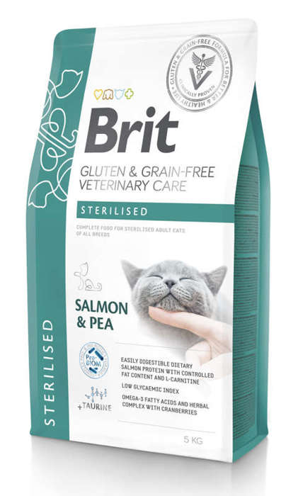 Brit Veterinary Care Cat Gluten & Grain free Sterilised 2kg