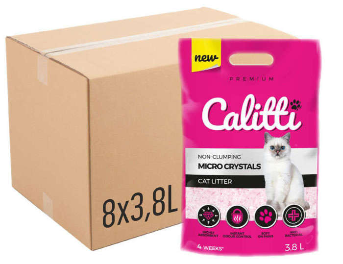 Calitti Micro Crystals drobny żwirek silikonowy 8x3,8l