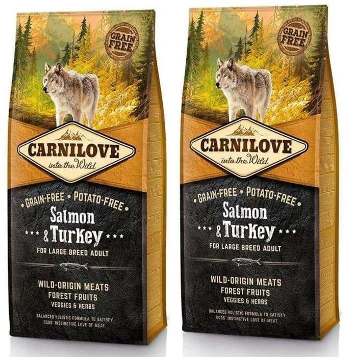 Carnilove Adult Large Salmon&Turkey 2x12kg