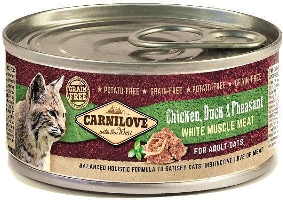 Carnilove Cat Adult kaczka z bażantem 100g