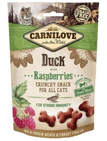 Carnilove Crunchy Snack Duck & Raspberries 50g