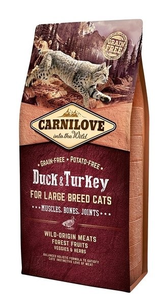 Carnilove Duck & Turkey for Large Breed 6kg