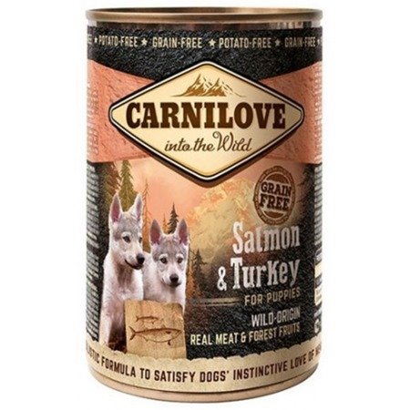 Carnilove Puppy indyk z łososiem 400g