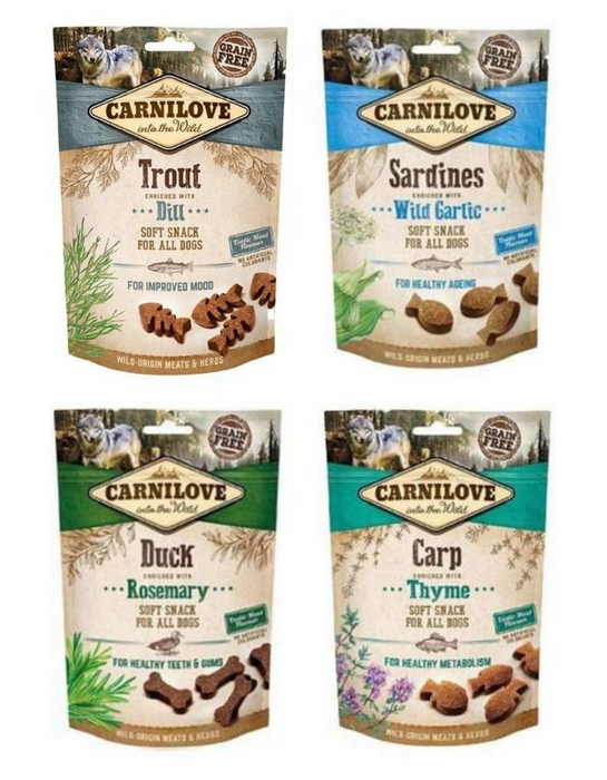 Carnilove Soft Snack Mix przysmaków 4x200g