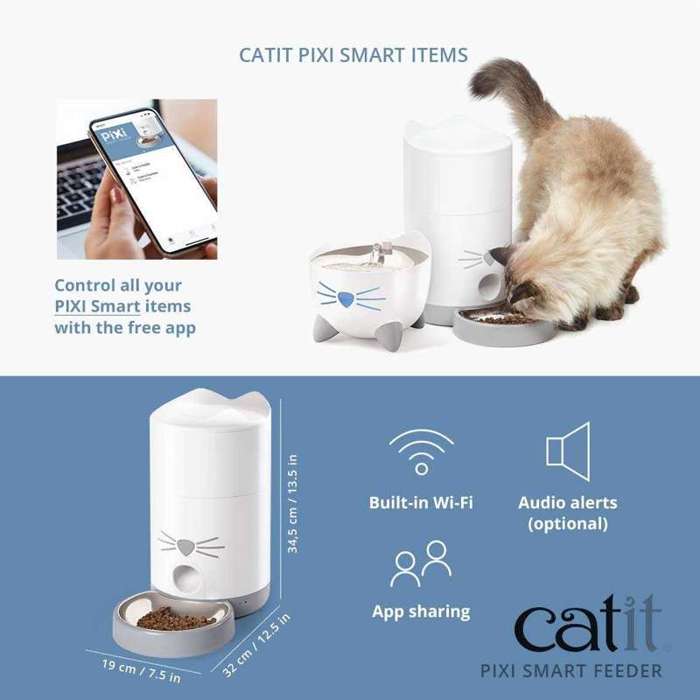 Catit Pixi Smart karmidło automatyczne 1,2kg