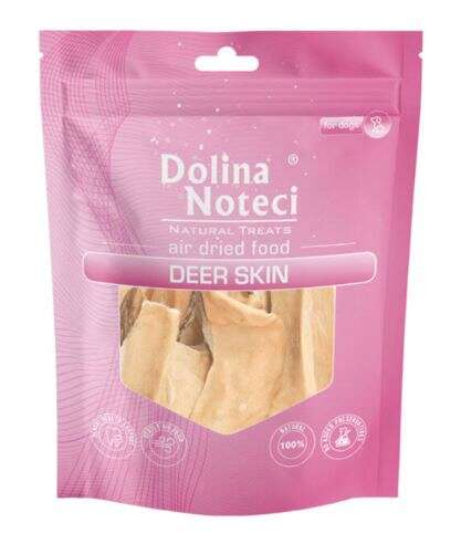 Dolina Noteci Natural Treats skóra jelenia 150g