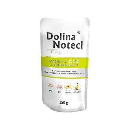 Dolina Noteci Premium Bogata w Gęś z Ziemniakami 10x150g