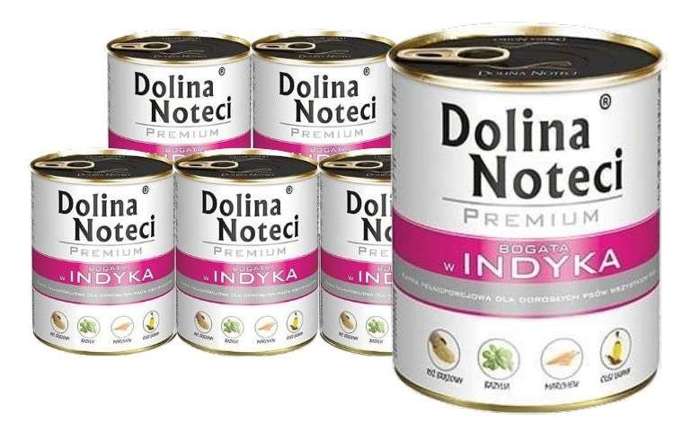 Dolina Noteci Premium Bogata w Indyka 6x800g