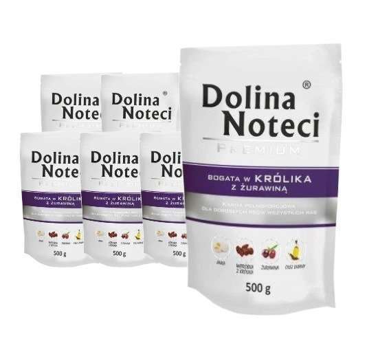 Dolina Noteci Premium Bogata w Królika z Żurawiną 10x500g 