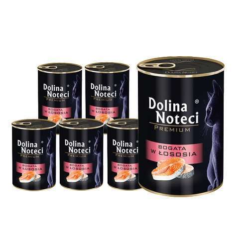 Dolina Noteci Premium Bogata w Łososia 12x400g