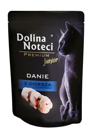 Dolina Noteci Premium JUNIOR Danie z Dorsza z Sardynką 10x85g