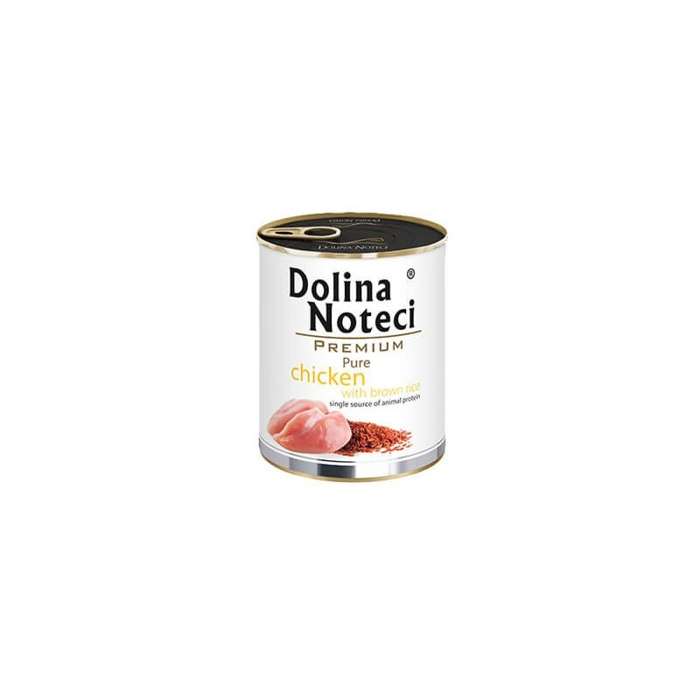 Dolina Noteci Premium Pure z kurczakiem i brązowym ryżem 800g