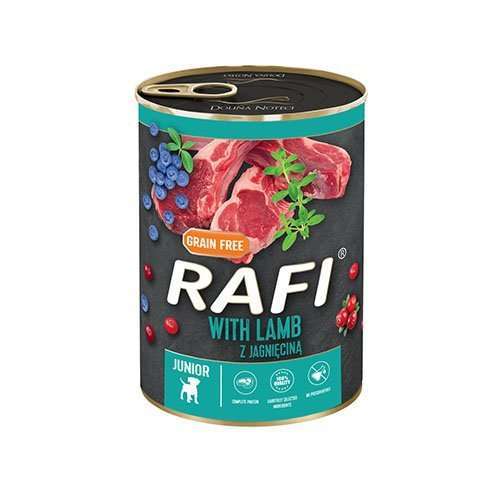 Dolina Noteci Rafi Junior z jagnięciną 12x 400 g