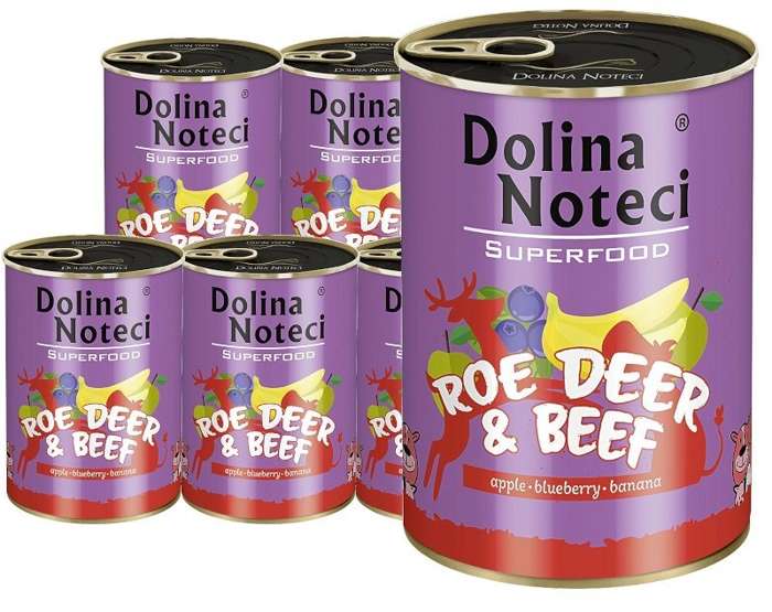 Dolina Noteci SuperFood Sarna i Wołowina 6x400g