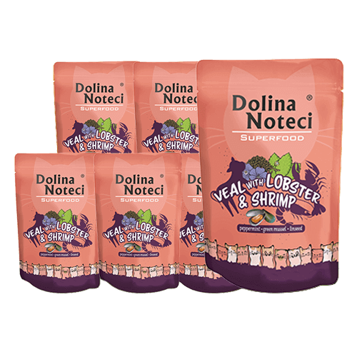 Dolina Noteci Superfood cielęcina z homarem i krewetkami 10x85g