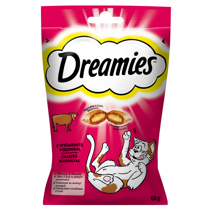 Dreamies z wyśmienitą wołowiną 60g