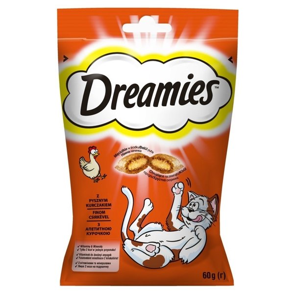 Dreamies z wyśmienitym kurczakiem 6x60g